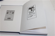 'The Game of Golf & Printed Word 1566-2005' Vol I & II Ltd Ed Deluxe Books in Slipcase by Donovan & Jerris