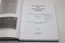 'The Game of Golf & Printed Word 1566-2005' Vol I & II Ltd Ed Deluxe Books in Slipcase by Donovan & Jerris