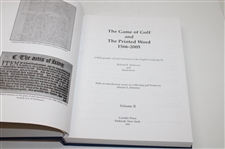 'The Game of Golf & Printed Word 1566-2005' Vol I & II Ltd Ed Deluxe Books in Slipcase by Donovan & Jerris