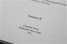 'The Game of Golf & Printed Word 1566-2005' Vol I & II Ltd Ed Deluxe Books in Slipcase by Donovan & Jerris