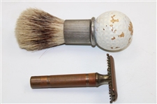Golf Themed Brush & Comb w/Stand