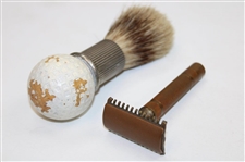 Golf Themed Brush & Comb w/Stand