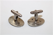 Three (3) Sets Of Golf Club Theme Cuff Links
