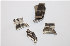 Three (3) Sets Of Golf Club Theme Cuff Links