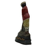 Wright Studios Golfer w/Red Coat Metal Door Stop