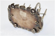 Vintage Crossed Clubs with Golf Ball Ring Silver Toast Rack