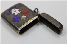 1905 Approaching & Putting Competition at West Kilbride GC 2nd Prize Sterling Silver Match Holder
