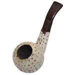 Vintage Golf Ball Themed Tobacco Pipe