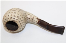 Vintage Golf Ball Themed Tobacco Pipe