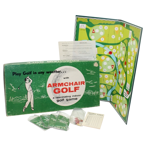 Armchair Golf Vintage Indoor Golf Game w/Box