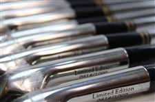 Arnold Palmer Signature Iron Set (2-PW) LTD ED #414/1000 w/Palmer Signed 1999 'A Golfer's Life' LTD ED Book #414/1000 JSA ALOA