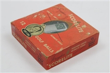 Tony Lema Kroyden Scorelite Dozen Golf Balls & Scorekeeper in Box