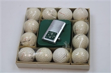 Tony Lema Kroyden Scorelite Dozen Golf Balls & Scorekeeper in Box