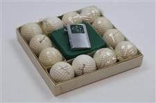 Tony Lema Kroyden Scorelite Dozen Golf Balls & Scorekeeper in Box