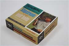 Byron Nelson Signed Cut Card w/Northwestern Byron Nelson Slipstream Golf Ball Box w/Balls JSA ALOA