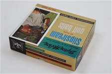 Byron Nelson Signed Cut Card w/Northwestern Byron Nelson Slipstream Golf Ball Box w/Balls JSA ALOA