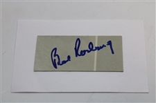 Bob Rosburg Signed Cut Card w/Bob Rosburg World Winner Golf Ball Box w/Balls JSA ALOA