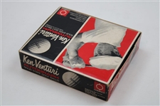 Ken Venturi Signed Cut Card w/Ken Venturi Autograph Golf Ball Box w/ Balls JSA ALOA