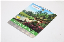 Bubba Watson Signed 2012 Masters Tournament SERIES Badge #R13134 JSA ALOA