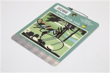 Adam Scott Signed 2013 Masters Tournament SERIES Badge #Q02468 JSA ALOA