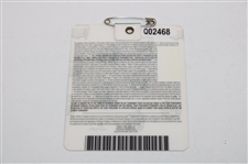 Adam Scott Signed 2013 Masters Tournament SERIES Badge #Q02468 JSA ALOA