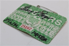 Gary Player Signed 1978 Masters Tournament SERIES Badge #28162 JSA ALOA