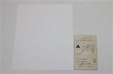 Babe Zaharias Signed Cut w/Babe Didrickson Zaharias Promo Photo JSA ALOA