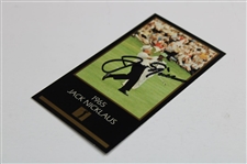 Jack Nicklaus Signed '1965' Masters of Golf Grand Slam Ventures Golf Card JSA ALOA