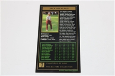 Jack Nicklaus Signed '1972' Masters of Golf Grand Slam Ventures Golf Card JSA ALOA