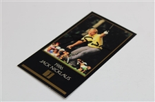 Jack Nicklaus Signed '1986' Masters of Golf Grand Slam Ventures Golf Card JSA ALOA