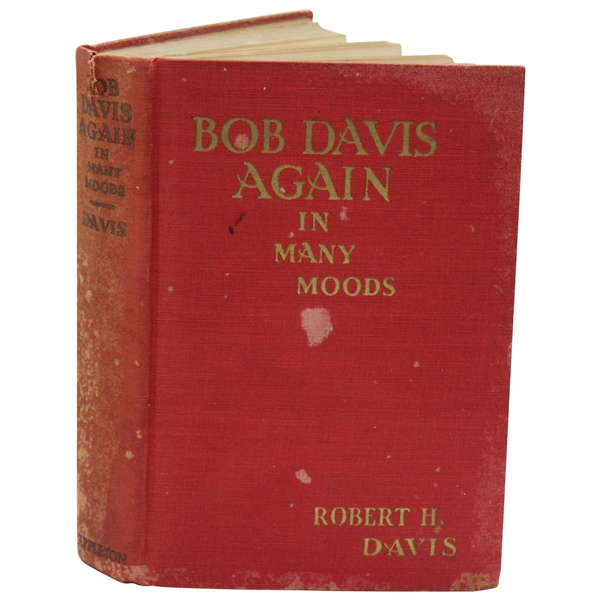 Gene Sarazens Personal 1928 Bob Davis Again In Many Woods Signed By Author Robert Davis