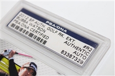 Bubba Watson Signed 2012 SP Authentic Golf RK. Ext. Golf Card PSA Authentic Auto