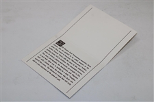 1973 'The Masters - Profile of a Tournament' Book by Dawson Taylor w/Card