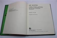 1973 'The Masters - Profile of a Tournament' Book by Dawson Taylor w/Card
