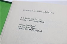 1973 'The Masters - Profile of a Tournament' Book by Dawson Taylor w/Card
