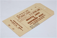 Jack Nicklaus Vs. Gary Player Turf Valley CC Full Press Ticket
