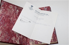 The Royal North Devon Golf Club 1864 - 1989 Book Signed by Co Authors EJ Davies & GW Brown
