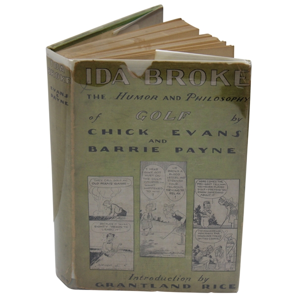 1929 Ida Broke by Chick Evans & Barrie Payne 1st Ed Book w/ Dustjacket