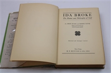 1929 'Ida Broke' by Chick Evans & Barrie Payne 1st Ed Book w/ Dustjacket