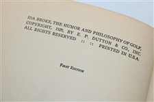 1929 'Ida Broke' by Chick Evans & Barrie Payne 1st Ed Book w/ Dustjacket