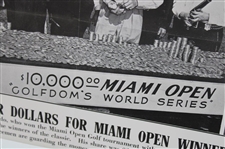1940 Byron Nelson Wins Miami Open Illustrated Current News Poster