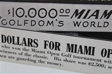 1940 Byron Nelson Wins Miami Open Illustrated Current News Poster