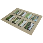 Eight (8) Matted Vintage Golfing Post Cards