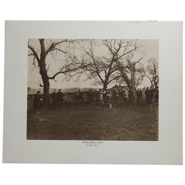 Betting Wagers Start 1st Tee Box Golf Print