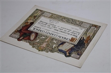 Henry Cotton's 1917 London County Council Certificate