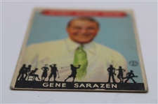 1933 Gene Sarazen The Goudey Gum Co. Sport Kings #22 Golf Card