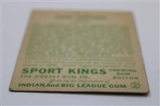 1933 Gene Sarazen The Goudey Gum Co. Sport Kings #22 Golf Card