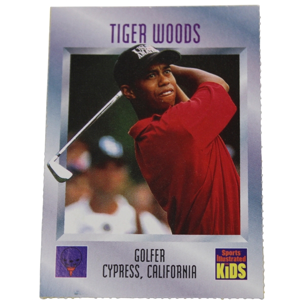 1996 Tiger Woods Sports Illustrated For Kids Card - Seldom Seen