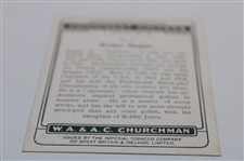 Imperial Tobacco Churchman Prominent Golfers Card #4/12 Walter Hagen Small Golf Card