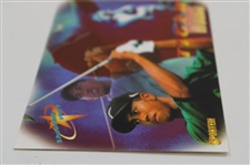1997 Sported Shooting Stars Tiger Woods Oversize Golf Card